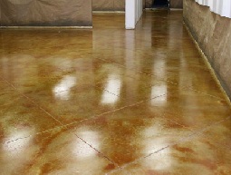 Scoring Polished Concrete Floors