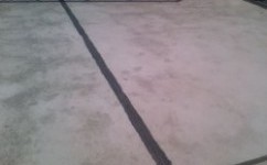 Beginning the Waterproofing of a Concrete Floor
